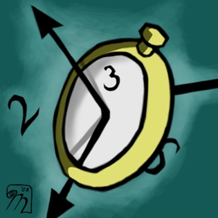 dibujo de reloj